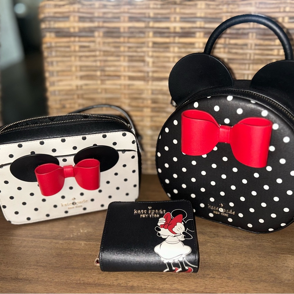 Kate Spade Black and White Polka Dot Bags